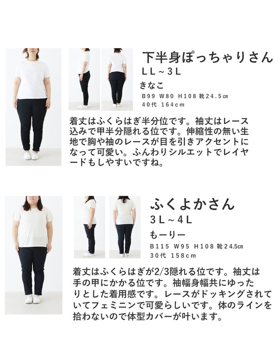 華やかレースのステンドグラスワンピース