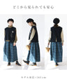 Check denim and buds meet skirt