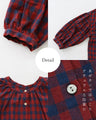A sophisticated and calm gingham top