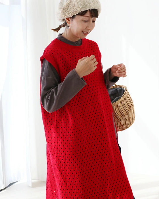 ぴたっとならない！腰回りゆったりベスト