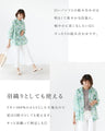 Wind-swept watercolor leaf shirt blouse
