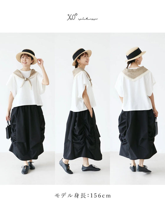Slimming asymmetrical design skirt
