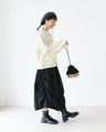 Slimming asymmetrical design skirt