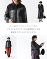 Enjoy a stylish faux leather shirt with see-through fabric