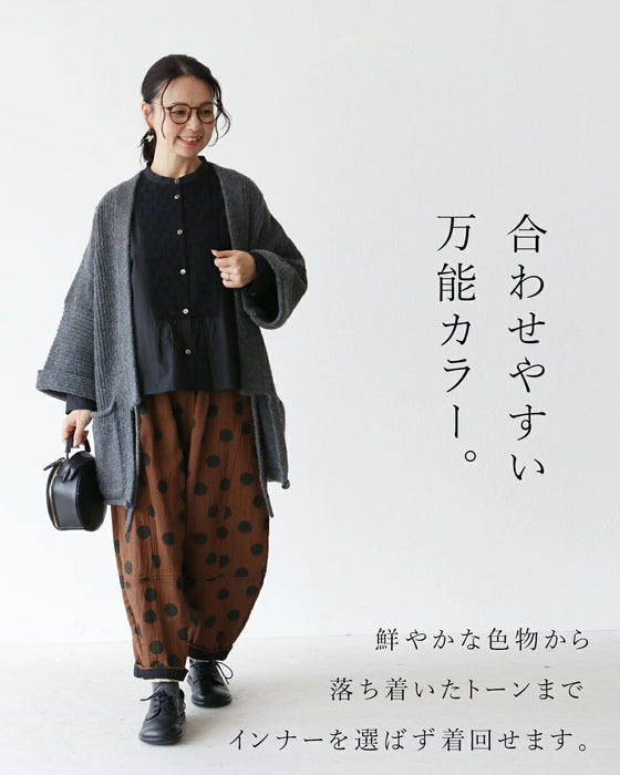 サッと羽織れるゆったりさ カーディガン
