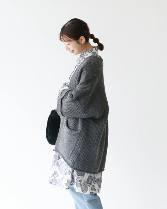 サッと羽織れるゆったりさ カーディガン