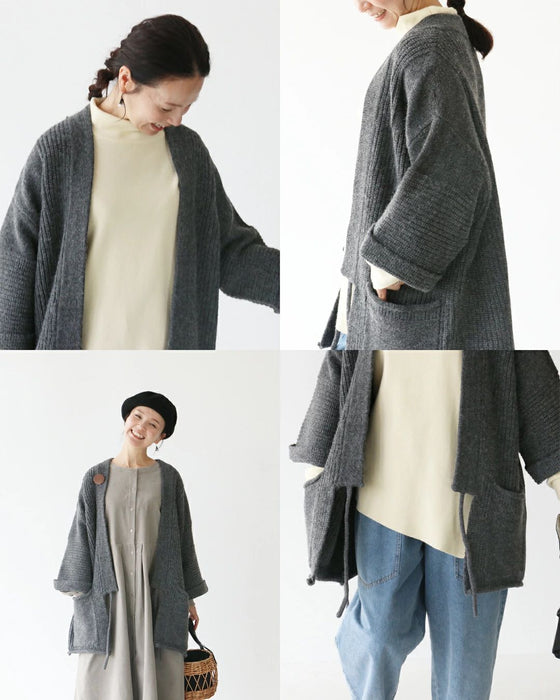 サッと羽織れるゆったりさ カーディガン