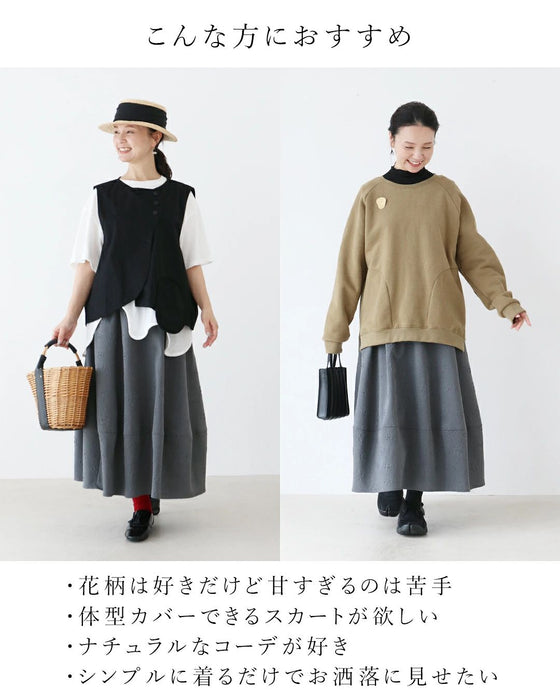 Cute plump 3D flower bud skirt
