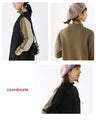 Stretchy color-matched knit top