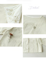 Delicate dandelion embroidered outerwear