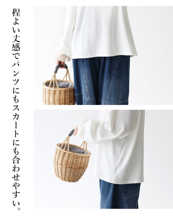 (全2色)日常を暖か快適に トップス
