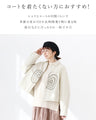 Round apple embroidery padded shirt