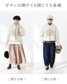 Round apple embroidery padded shirt