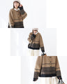 Loosely worn and cute Yamanami knit