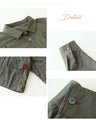 Warm mid-length shirt with fruit embroidery