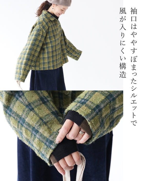 中間季節・暑がりさんにぴったり シャツ見え軽アウター