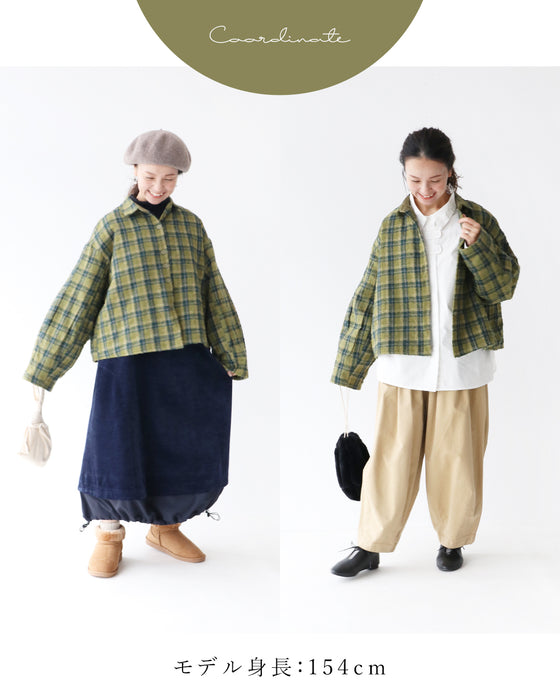 中間季節・暑がりさんにぴったり シャツ見え軽アウター