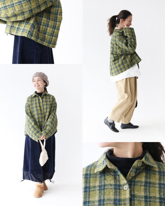 中間季節・暑がりさんにぴったり シャツ見え軽アウター