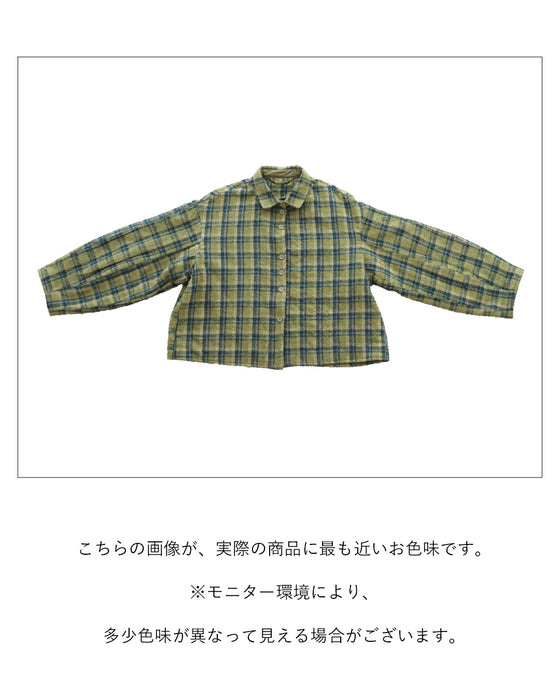 中間季節・暑がりさんにぴったり シャツ見え軽アウター
