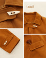 A slimming coat with eye-catching buttons