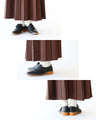 A knit skirt that makes you look slender