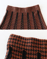 A knit skirt that makes you look slender