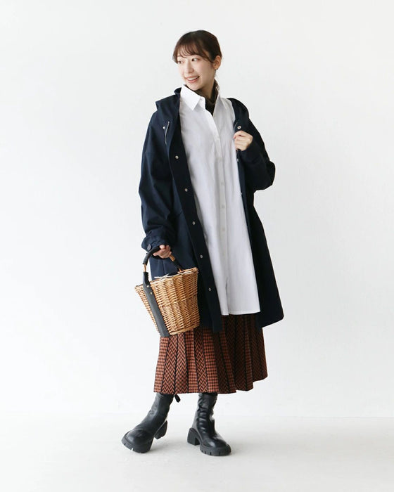 A knit skirt that makes you look slender