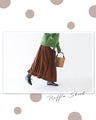 A skirt with ruffled hem