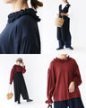 Soft and warm with fleece lining, super stretchy frilled T-shirt