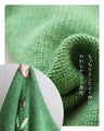 Warm and cozy floral embroidered knit top