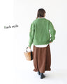 Warm and cozy floral embroidered knit top
