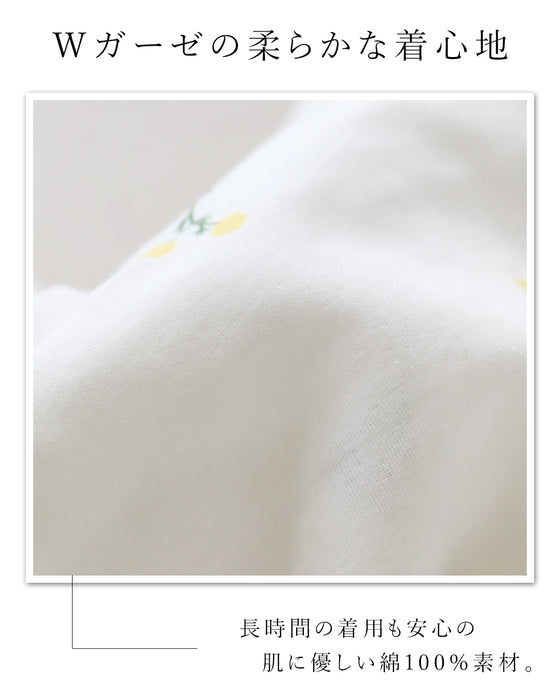 花咲くガーゼブラウス