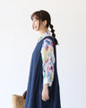 鮮やかカラフル水彩柄シャツ