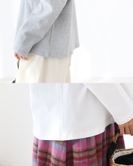 憧れのリビング刺繍 ゆるっとカットソー