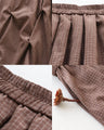 A skirt designed like origami