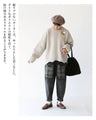Loosely sewn knit top