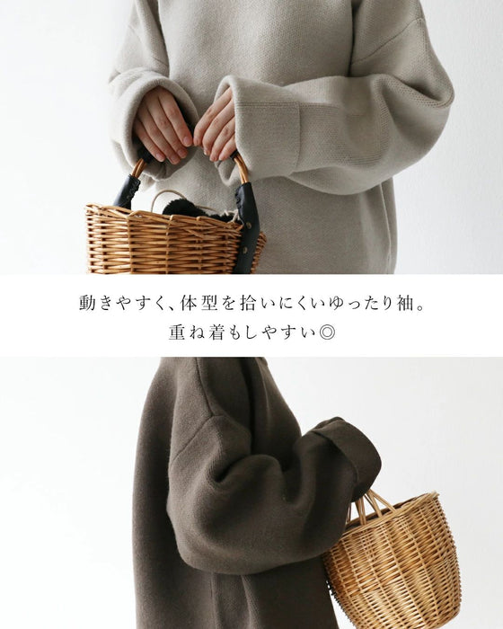 Loosely sewn knit top