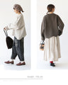 Loosely sewn knit top