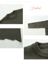 Loosely sewn knit top