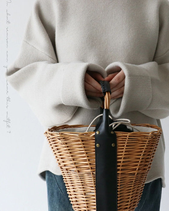 Loosely sewn knit top