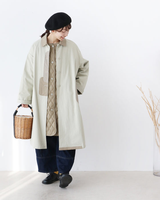 取り外し可能なライナー付きコート