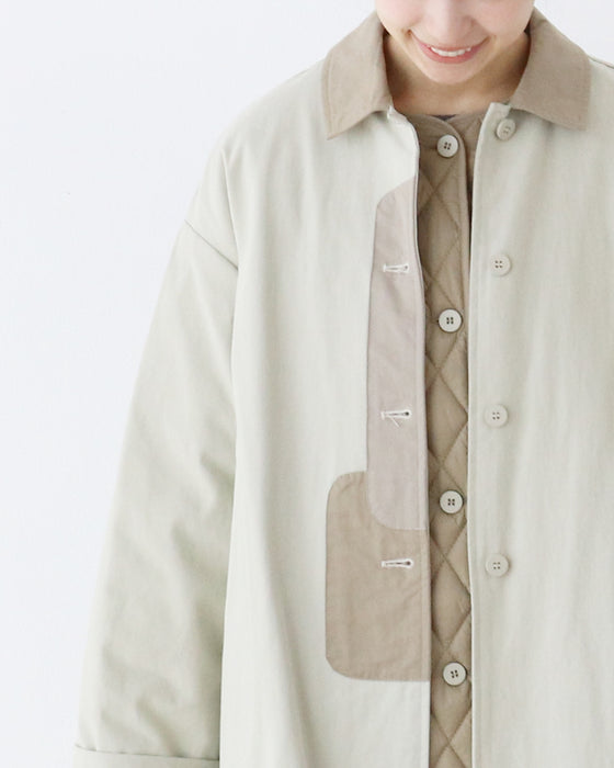 取り外し可能なライナー付きコート