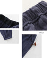 Pants with a curved design that looks slimming and can be worn in many different ways