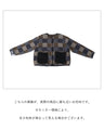 Quilted padding with floral embroidery on pockets Outerwear