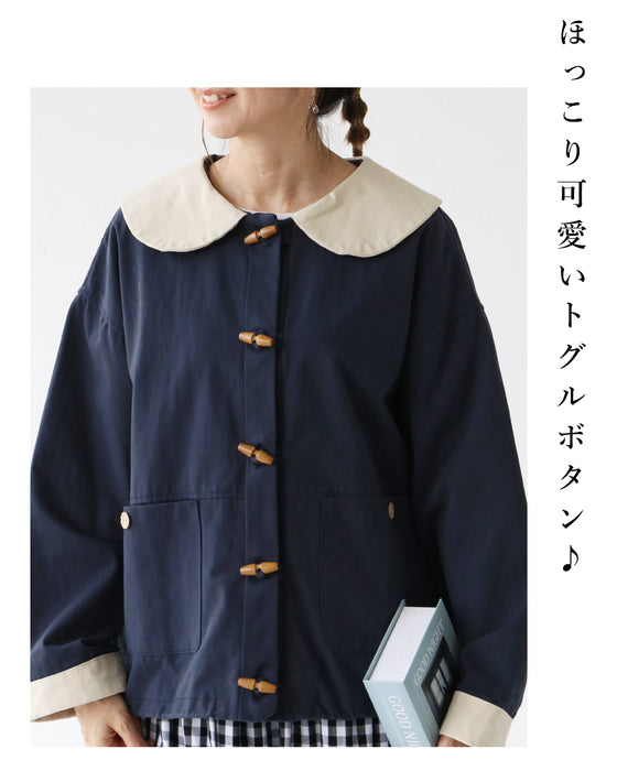 ナチュラルさん大好きトグルボタン アウター