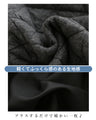 U-neck quilted vest made of warm material