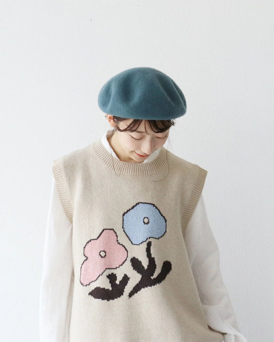 ゆる～いタッチのお花ベスト