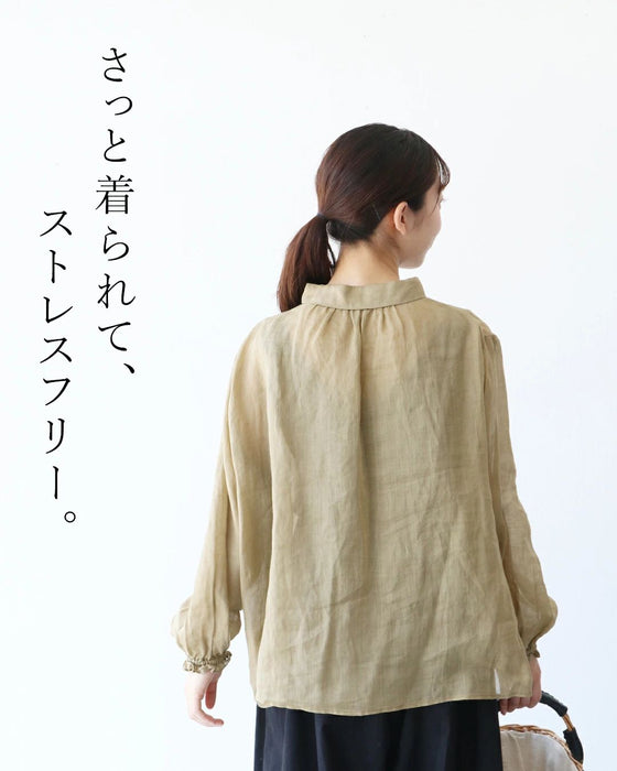 風をまとう軽やかさ ブラウス