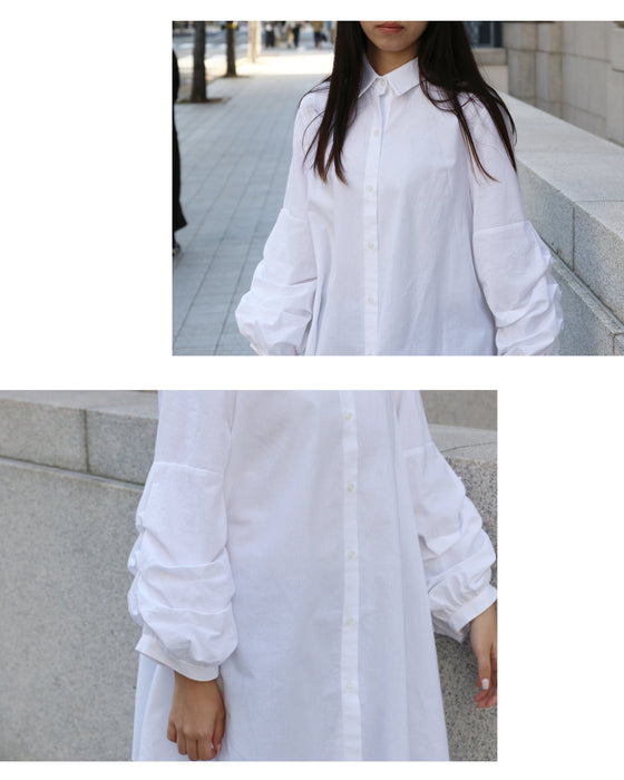 【S〜3L対応】一枚で絵になる上品シャツ