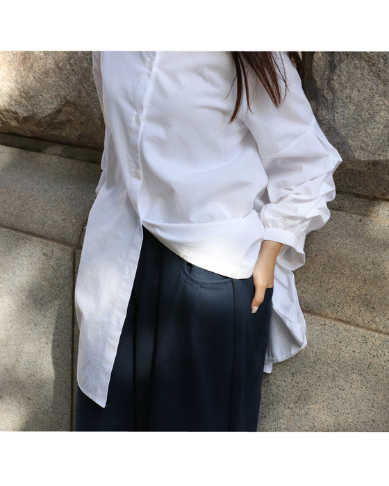 【S〜3L対応】一枚で絵になる上品シャツ
